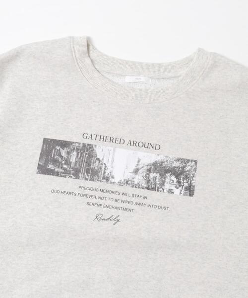 ITEMS URBANRESEARCH(アイテムズ アーバンリサーチ)の「フォトプリントスウエット(スウェット・レディース・ブラウン/オフホワイト/チャコールグレー・FREE)」の12枚目の写真