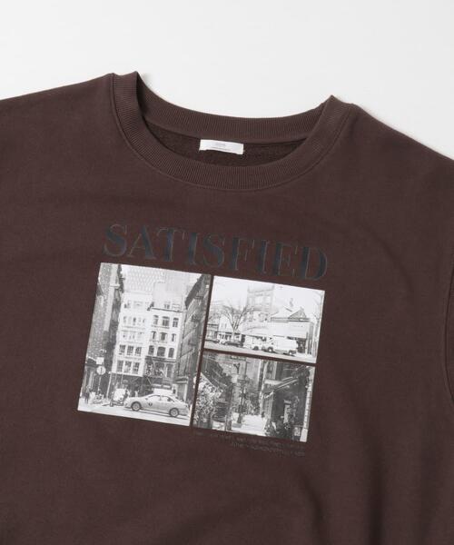 ITEMS URBANRESEARCH(アイテムズ アーバンリサーチ)の「フォトプリントスウエット(スウェット・レディース・ブラウン/オフホワイト/チャコールグレー・FREE)」の22枚目の写真
