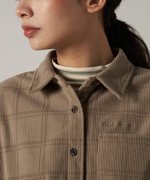 Eddie Bauer（エディーバウアー）の「イージーデイズ コーデュロイ シャツ（シャツ/ブラウス・レディース・バーガンディー/ベージュ/オフホワイト・S/XL/L/M）」の13枚目の写真