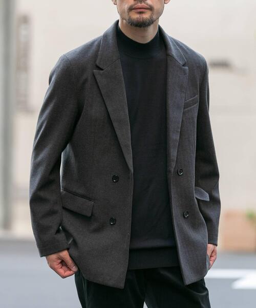 URBAN RESEARCH ROSSO MEN(アーバンリサーチロッソメン)の「クラシックダブルジャケット(その他アウター・メンズ・チェック/その他1・X-LARGE/MEDIUM/LARGE)」の1枚目の写真