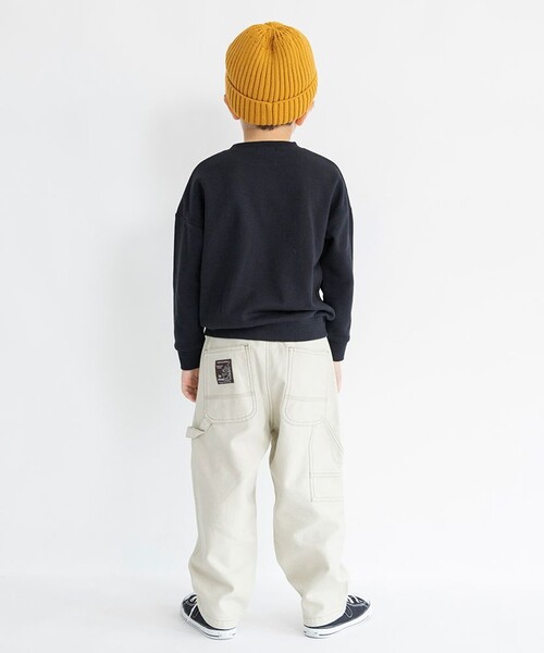 BRANSHES(ブランシェス)の「【あったか/ゆったり】裏起毛ペインターパンツ(その他パンツ・キッズ・カーキ/ブラック/ネイビー/ベージュ・80/120/110/100/90/150/140/130)」の16枚目の写真