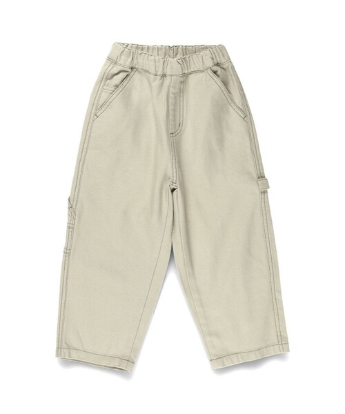BRANSHES(ブランシェス)の「【あったか/ゆったり】裏起毛ペインターパンツ(その他パンツ・キッズ・カーキ/ブラック/ネイビー/ベージュ・80/120/110/100/90/150/140/130)」の9枚目の写真