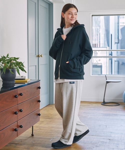 セール】裏ボアフリース ボックスシルエット ラグランスリーブ ダブル