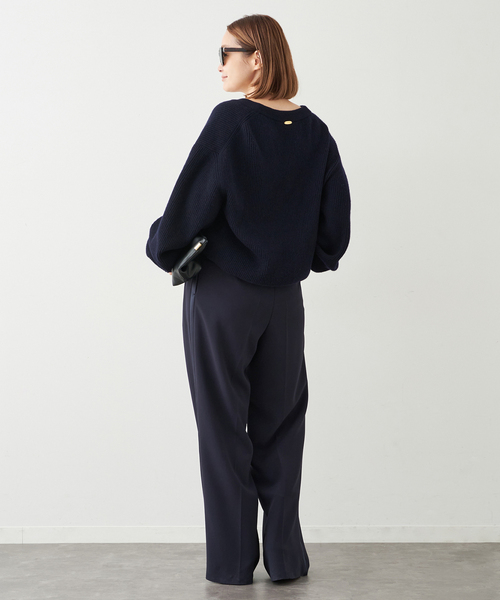 Deuxieme Classe（ドゥーズィエムクラス）の「JUSPER Vネック カーディガン（ニット/セーター・レディース・ネイビー・FREE）」の20枚目の写真