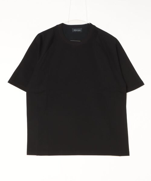 HERNO（ヘルノ）の「HERNO SUPERFINE COTTON STRETCH  ヘルノ スーパーファイン ストレッチTシャツ（Tシャツ/カットソー・メンズ・ホワイト系1/ブラック・48/46）」の19枚目の写真