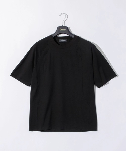 HERNO（ヘルノ）の「HERNO SUPERFINE COTTON STRETCH  ヘルノ スーパーファイン ストレッチTシャツ（Tシャツ/カットソー・メンズ・ホワイト系1/ブラック・48/46）」の18枚目の写真