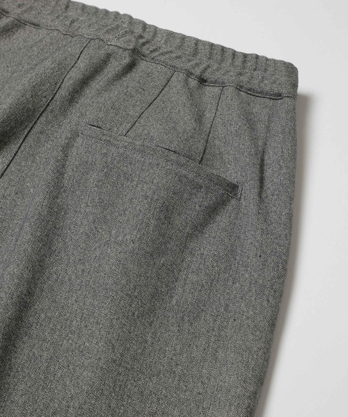 MR.OLIVE（ミスターオリーブ）の「【MR.OLIVE/ミスターオリーブ】PEACHSKIN STRETCH GABARDINE /2TACK WIDE EASY PANTS（デニムパンツ・メンズ・グレー/ネイビー・S/M）」の3枚目の写真