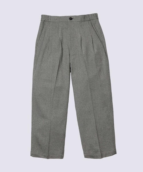 MR.OLIVE（ミスターオリーブ）の「【MR.OLIVE/ミスターオリーブ】PEACHSKIN STRETCH GABARDINE /2TACK WIDE EASY PANTS（デニムパンツ・メンズ・グレー/ネイビー・S/M）」の7枚目の写真