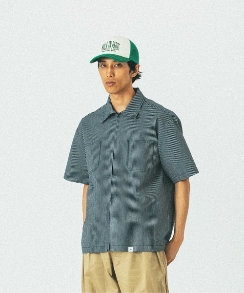 BEDWIN(ベドウィン)の「BEDWIN S/S ZIP UP SHIRT GIBSON 25SB1749(シャツ/ブラウス・メンズ・ネイビー・3)」の9枚目の写真