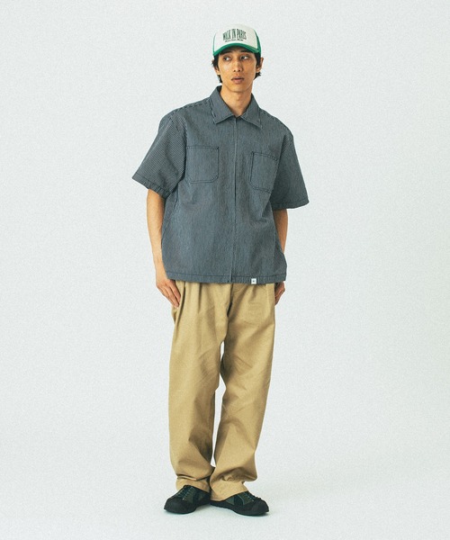 BEDWIN(ベドウィン)の「BEDWIN S/S ZIP UP SHIRT GIBSON 25SB1749(シャツ/ブラウス・メンズ・ネイビー・3)」の10枚目の写真