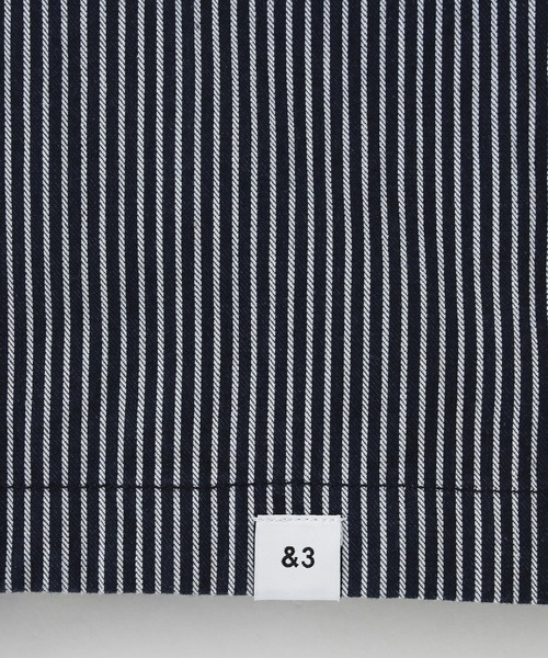 BEDWIN(ベドウィン)の「BEDWIN S/S ZIP UP SHIRT GIBSON 25SB1749(シャツ/ブラウス・メンズ・ネイビー・3)」の5枚目の写真