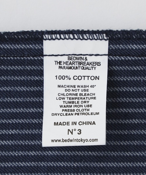 BEDWIN(ベドウィン)の「BEDWIN S/S ZIP UP SHIRT GIBSON 25SB1749(シャツ/ブラウス・メンズ・ネイビー・3)」の8枚目の写真