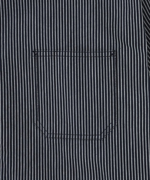 BEDWIN(ベドウィン)の「BEDWIN S/S ZIP UP SHIRT GIBSON 25SB1749(シャツ/ブラウス・メンズ・ネイビー・3)」の3枚目の写真