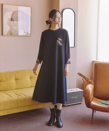 CRESTBRIDGE BLUE LABEL ノースリーブワンピース BLUE LABEL CRESTBRIDGE（ブルーレーベルクレストブリッジ）の