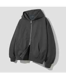 AGOD（エージーオーディー）の「バイオウォッシングリップストップフードジャケット[チャコール]（その他アウター）」