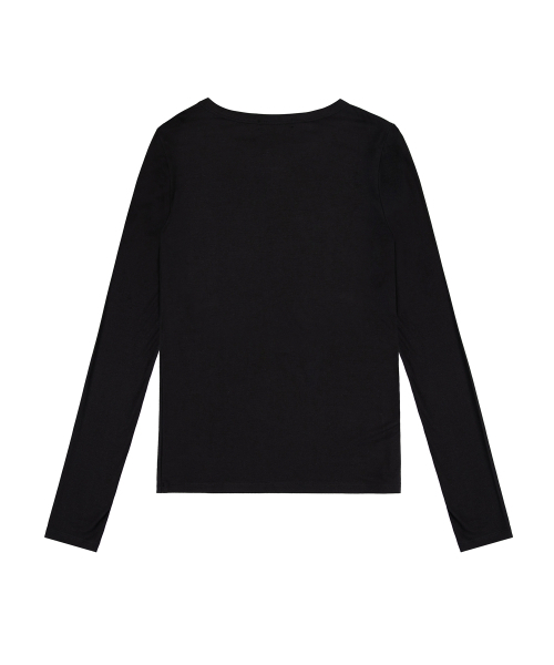 ROCKCAKE（ロックケーキ）の「Classic Henly Neck Top - Black（Tシャツ/カットソー・レディース・その他・SMALL）」の3枚目の写真