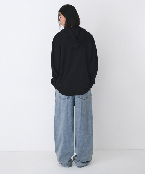 MUSINSA STANDARD（ムシンサスタンダード）の「リネンライクセミバルーンデニムパンツ[スカイブルー]（デニムパンツ・メンズ・その他・40/42/26/27/28/29/36/34/32/30/31/33）」の4枚目の写真