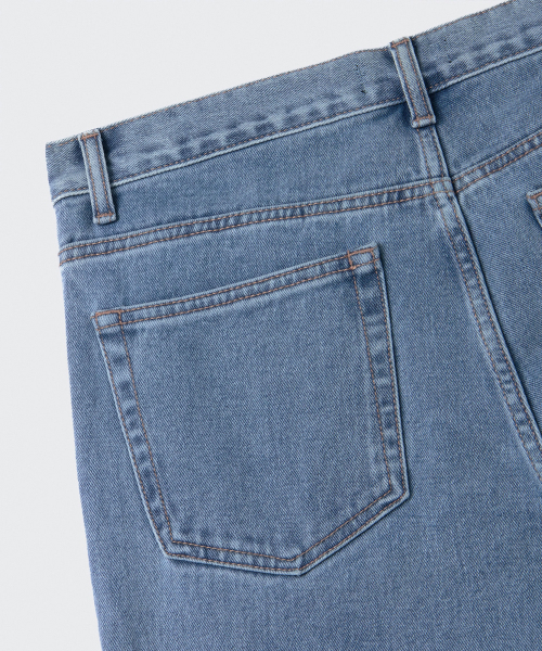 MUSINSA STANDARD(ムシンサスタンダード)の「レギュラーフィットデニムパンツ【ライトインディゴ】(デニムパンツ・メンズ・その他・40/38/42/26/27/28/29/36/34/32/30/31/33)」の22枚目の写真