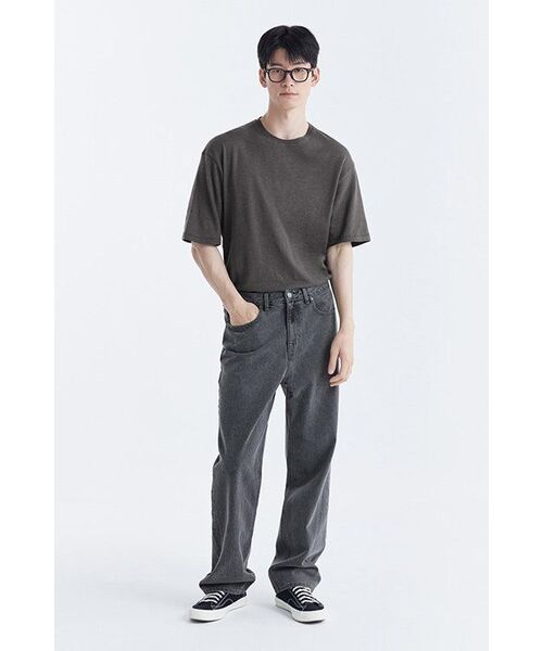 MUSINSA STANDARD（ムシンサスタンダード）の「レギュラーフィットデニムパンツ[グレー]（デニムパンツ・メンズ・その他・29/30/31/33/26/27/28/40/38/42/36/34/32）」の13枚目の写真