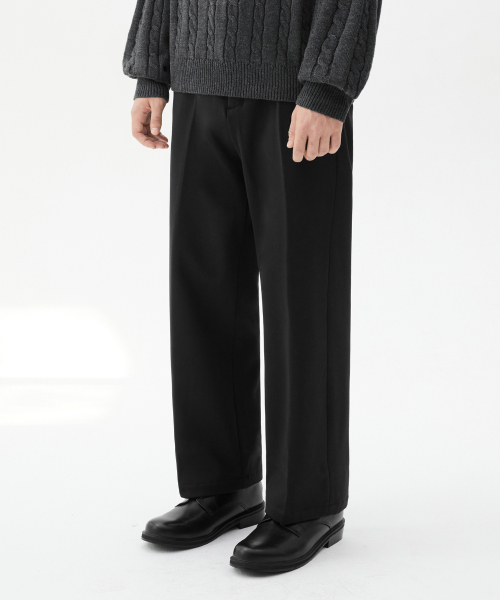 TRILLION(トリリオン)の「エッセンシャルセミワイドスラックス (ブラック)(スラックス・メンズ・その他・MEDIUM/LARGE/X-LARGE)」の1枚目の写真