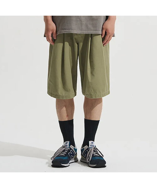 XERO（ゼロ）の「Washed Chino Two Tuck Pants [3 Colors]（その他パンツ・メンズ・ブラック/カーキ/ベージュ・LARGE/MEDIUM/X-LARGE）」の3枚目の写真