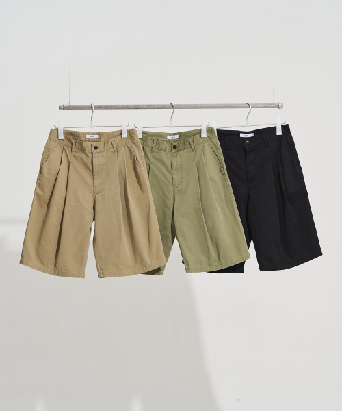 XERO（ゼロ）の「Washed Chino Two Tuck Pants [3 Colors]（その他パンツ・メンズ・ブラック/カーキ/ベージュ・LARGE/MEDIUM/X-LARGE）」の4枚目の写真