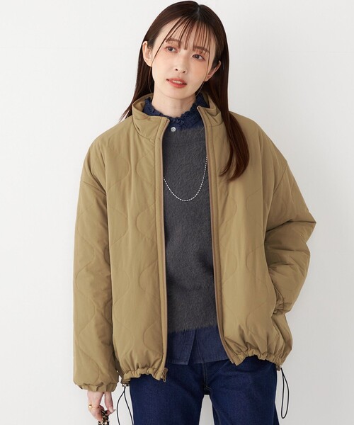 SHIPS Colors(シップス カラーズ)の「SHIPS Colors:〈手洗い可能〉シャギー クルーネック ニット(ニット/セーター・レディース・ダークグレー/ベージュ/イエロー・ONE SIZE)」の13枚目の写真