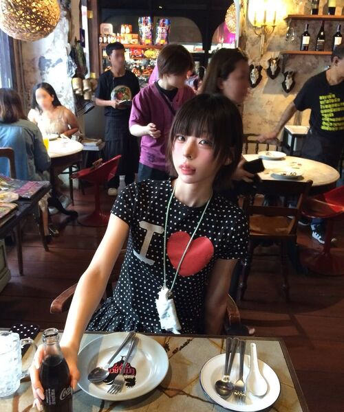 Retriever Club（レトリーバークラブ）の「I LOVE CROP TEE [BLACK]（Tシャツ/カットソー・レディース・その他・SMALL/MEDIUM）」の11枚目の写真