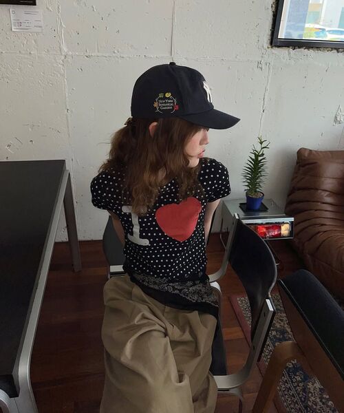 Retriever Club（レトリーバークラブ）の「I LOVE CROP TEE [BLACK]（Tシャツ/カットソー・レディース・その他・SMALL/MEDIUM）」の14枚目の写真