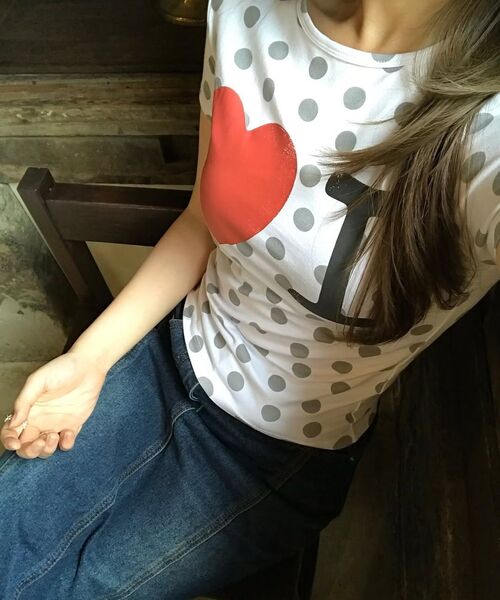 Retriever Club（レトリーバークラブ）の「I LOVE CROP TEE [BLACK]（Tシャツ/カットソー・レディース・その他・SMALL/MEDIUM）」の19枚目の写真