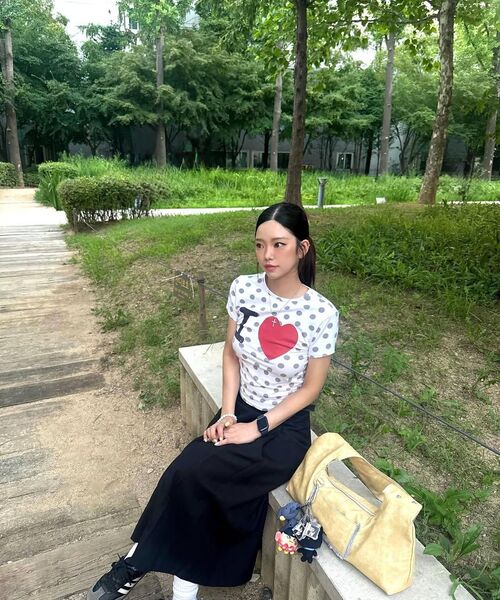 Retriever Club（レトリーバークラブ）の「I LOVE CROP TEE [BLACK]（Tシャツ/カットソー・レディース・その他・SMALL/MEDIUM）」の22枚目の写真