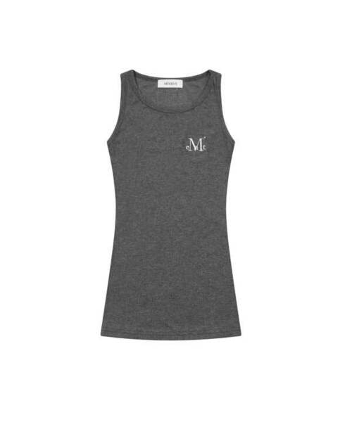 MUCENT(ムセント)の「エンビUネックサイドスリットロングスリーブレストップス(Tシャツ/カットソー・レディース・チャコール/ベージュ/ホワイト/グレー/ブラック・FREE)」の4枚目の写真