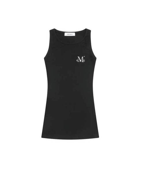 MUCENT(ムセント)の「エンビUネックサイドスリットロングスリーブレストップス(Tシャツ/カットソー・レディース・チャコール/ベージュ/ホワイト/グレー/ブラック・FREE)」の2枚目の写真