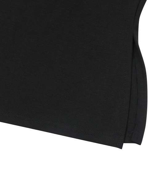 MUCENT(ムセント)の「エンビUネックサイドスリットロングスリーブレストップス(Tシャツ/カットソー・レディース・チャコール/ベージュ/ホワイト/グレー/ブラック・FREE)」の18枚目の写真