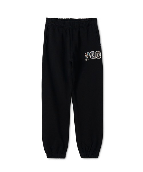 Pacific GOLF CLUB（パシフィックゴルフクラブ）の「CHECKERED PATTERN LOGO SWEAT PANTS（スウェットパンツ・メンズ・Black/LT.Gray・M/L/XL）」の2枚目の写真