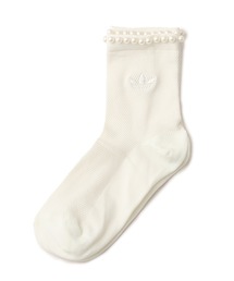 adidas(�A�f�B�_�X)��adidas PEARL CREW SOCKS 1 PAIR / �A�f�B�_�X �p�[�� �N���[ �\�b�N�X 1 �y�A(�\�b�N�X/�C��)