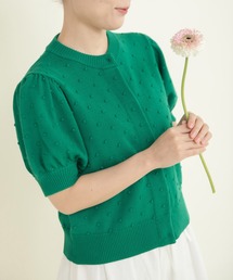 CHILD WOMAN（チャイルドウーマン）の「つぶつぶ編みクルーネックカーディガン（カーディガン/ボレロ）」