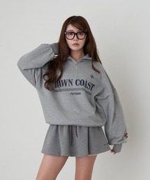 RAY CASSIN（レイカズン）の「ハーフジップロゴスウェット（スウェット）」