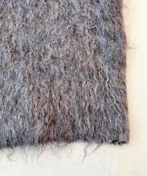 Q（キュー）の「マーブルシャギーカーディガン（カーディガン/ボレロ・レディース・サーモンピンク/アッシュブラウン・MEDIUM）」の10枚目の写真