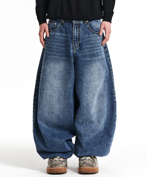 kichul キチョル バルーンデニムパンツ L ネイビー セール】KICHUL｜キチョル（レディース）のデニムパンツ通販 - ZOZOTOWN