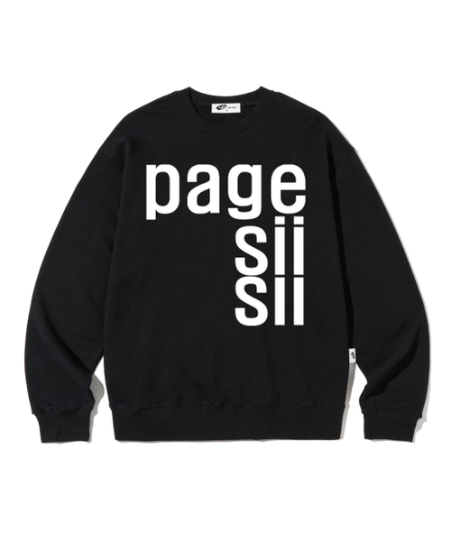 PAGESIISII(ページシシ)の「シシボールドロゴプリントスウェットブラック(スウェット・レディース・その他・LARGE/MEDIUM)」の1枚目の写真