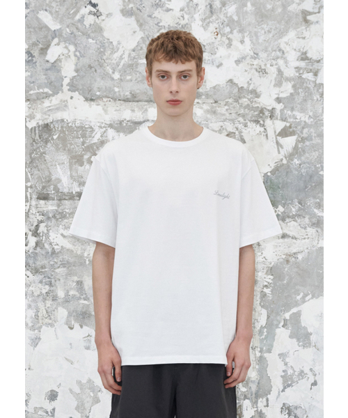 LIMELIGHT APPAREL(ライムライトアパレル)の「アパレルスクリプトロゴTシャツ(ホワイト/グレー)(Tシャツ/カットソー・メンズ・その他・SMALL/MEDIUM/LARGE/X-LARGE)」の1枚目の写真