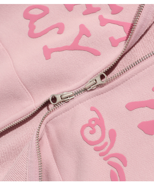 NICE GHOST CLUB（ナイスゴーストクラブ）の「DARK FANTASY HOODIE ZIP UP_PINK(NG2FFUM483A)（パーカー・レディース・ピンク・SMALL/MEDIUM/LARGE）」の5枚目の写真