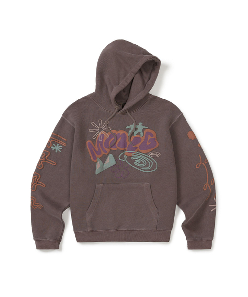 MMLG（エムエムエルジー）の「[Mmlg] DYED HILL MOTIVE HOODIE (BROWN)（パーカー・レディース・その他・LARGE/X-LARGE/MEDIUM/SMALL）」の6枚目の写真