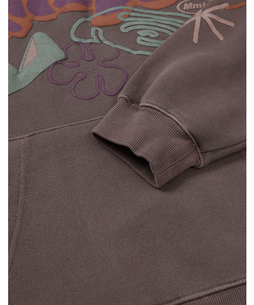 MMLG（エムエムエルジー）の「[Mmlg] DYED HILL MOTIVE HOODIE (BROWN)（パーカー・レディース・その他・LARGE/X-LARGE/MEDIUM/SMALL）」の5枚目の写真