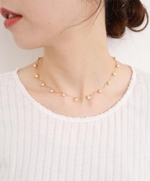 l'atelier du savon（アトリエドサボン）の「くねくね淡水パールネックレス（ネックレス）」