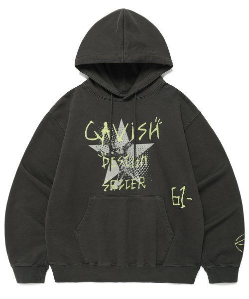 PIGMENT HAND WRITTEN HOODIE CHARCOAL (CV2ESUM404A) — худи угольного цвета