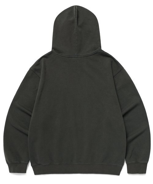 Cavish(カビシ)の「PIGMENT HAND WRITTEN HOODIE CHARCOAL(CV2ESUM404A)(パーカー・レディース・チャコール・SMALL/MEDIUM/LARGE/X-LARGE)」の2枚目の写真