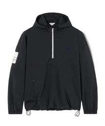MAYOL（マイヨール）の「脱着フードアノラックジャンパー_ブラック（ナイロンジャケット）」