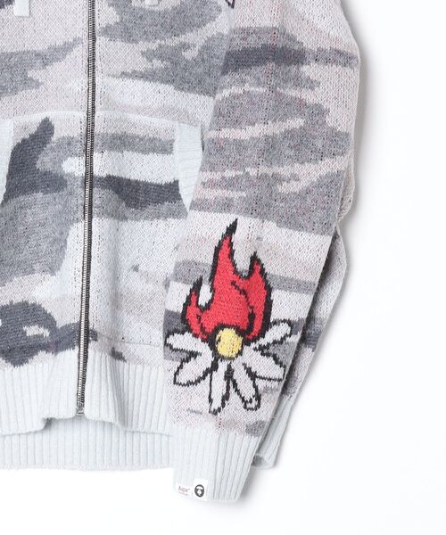 AAPE X ERASED KNITTED HOODIE | AAPE.JP